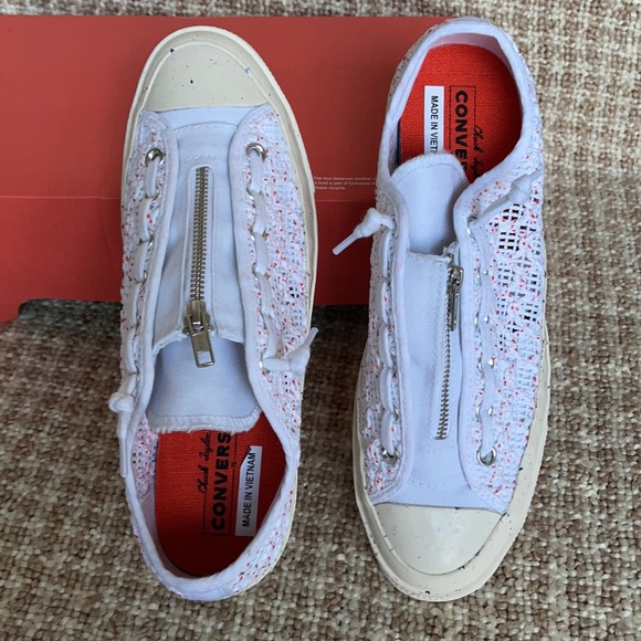 Converse Chuck 70 OX White/Bright Poppy/Egret WMNS - Picture 13 of 16